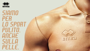 Erreà mette a nudo i propri tessuti con la nuova campagna di Mosquito