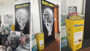 Ricola, l’originale caramella con 13 erbe alpine svizzere, per la mostra Escher a Firenze