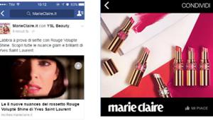 Hearst Italia debutta su Facebook con gli Instant articles native. Partner Yves Saint Laurent Beauté