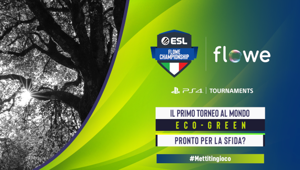 Ai blocchi di partenza ESL Flowe Championship, il primo torneo di eSport al mondo eco-green
