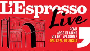 Al via l'Espresso Live, una settimana di incontri a Roma con le firme del giornale e grandi ospiti