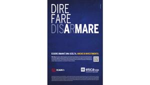 Mercurio Gp firma la campagna “dire fare disarmare” di Etica Sgr on air su stampa e digital