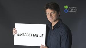 Ettore Bassi testimonial della nuova campagna di Azione contro la Fame