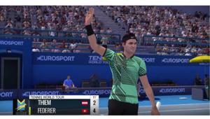 Eurosport è Media Partner ufficiale in Europa per il lancio del videogame Tennis World Tour