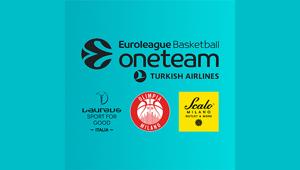 Olimpia Milano e Fondazione Laureus Sport For Good Italia ancora insieme per promuovere il progetto “One Team” di Eurolega