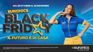 "Il futuro è di casa": il Black Friday di Euronics ha il volto di Elettra Lamborghini. Firma Hagam