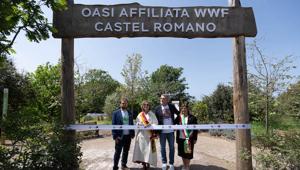 Inaugurata l'Oasi affiliata WWF di Castel Romano realizzata con il sostegno di McArthurGlen: 1.500 m. di sentieri nel bosco di macchia mediterranea e percorsi di trekking con 5.000 nuovi arbusti piantati