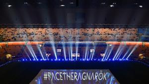 PlayStation illumina lo stadio di San Siro con un mosaico digitale realizzato con il supporto della community per celebrare il lancio di God of War Ragnarök. Progetto e pianificazione media a cura di MediaCom Italia