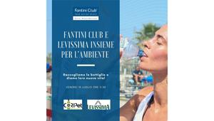 Fantini Club e Levissima insieme per l'ambiente