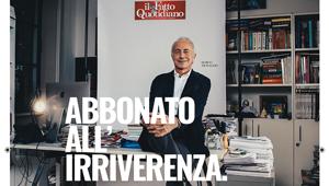 Max Galli firma la campagna integrata abbonamenti de Il Fatto Quotidiano