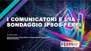 Presentato a Milano il sondaggio Ipsos-Ferpi: otto Comunicatori su dieci usano già l’IA generativa. ChatGPT è l’applicazione più usata e circa uno su quattro del campione conosce solo questa app.