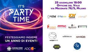 Tutto pronto per la Festa degli Eventi 2019: ADC Group e Club degli Eventi e della Live Communication ti invitano martedì 25 giugno per festeggiare insieme un anno di eventi alle Officine del Volo. Registrati e partecipa, ti aspettiamo!