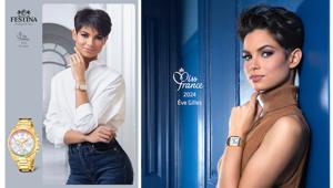 Scelta da Festina come nuova Ambassador, Ève Gilles, Miss France 2024, diventa protagonista delle campagne pubblicitarie a target femminile