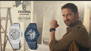 Festina celebra dieci anni di collaborazione con il brand ambassador Gerard Butler con una campagna integrata realizzata da Festina Production