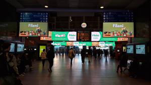 Fileni: Domination e Temporary Store nella stazione di Milano Cadorna e la campagna 'La casa che abiteremo' firmata Ideal