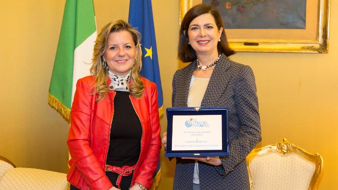 Filomena Rosato e Laura Boldrini