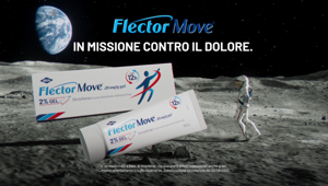 VML Italy e IBSA firmano il nuovo spot della campagna Flector ambientata nello spazio. Pianificazione media a cura di WPP Media