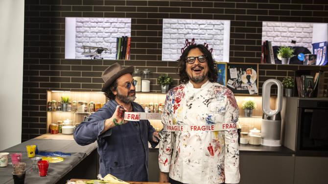 Food&Art chef Borghese e Mr.Brainwash 1