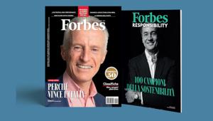 BFC Media presenta il 50° numero di Forbes con l'allegato Responsibility che  porta alla scoperta dei 100 campioni della sostenibilità e un inserto speciale che celebra tutte le 50 copertine di Forbes
