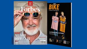 Forbes arriva in edicola con un volume doppio. Flavio Briatore testimonialdei 100 top manager italiani e un’intervista esclusiva al regista Paolo Sorrentino
