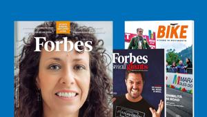 BFC Media presenta Forbes di Luglio con 18 pagine pubblicitarie e con gli allegati Small Giants e BIKE
