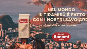 Forno Bonomi punta sui savoiardi con una campagna OOH firmata Beef. Nel piano media: tram, metropolitana e affissioni a Milano