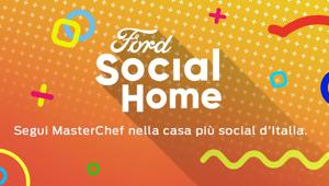 Ford Italia inaugura a Milano la 'Ford Social Home', il temporary space per commentare la sesta edizione di MasterChef Italia. Firma GTB (WPP)