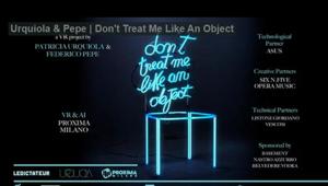 Presentato a Milano 'Don't treat me like an object' di Patricia Urquiola e Federico Pepe, progetto ibrido di arte, design e tecnologia
