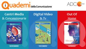 I Quaderni della Comunicazione: partecipa ai prossimi appuntamenti dedicati a Centri Media e Concessionarie, Digital Video &Tv e Out Of Home e riparti da “protagonista”!