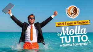 Riccione Piadina sbarca in TV con il concorso "Molla tutto e diventa romagnolo"