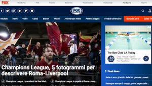 Foxsports.it punto di riferimento per gli appassionati di calcio e sport emergenti. Oltre 500mila i fan su FB