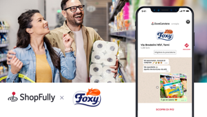 Foxy rinnova la collaborazione con ShopFully per supportare le vendite della carta igienica Foxy Mega attraverso l'utilizzo della piattaforma HI!