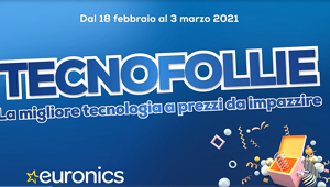Da Euronics cresce la voglia di shopping con le “Tecnofollie”. On air la campagna su tv e radio