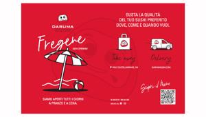 Daruma apre un pop-up store a Fregene con una nuova brand identity e un nuovo payoff ideato da KleinRusso “Cucina giapponese, passione italiana”