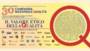 Al via la campagna nazionale ideata e promossa dal Gruppo Galgano, in occasione della Giornata Mondiale della Qualità