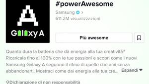 Samsung lancia #powerAwesome, la Tik Tok challenge dedicata ai nuovi smartphone Galaxy A