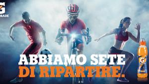 Gatorade scende in campo con tutti gli sportivi che hanno sete di ripartire nella nuova campagna firmata DLV BBDO