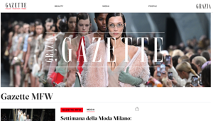 “Grazia Gazette MFW” racconta le sfilate, i backstage, i personaggi e gli eventi della settimana della moda milanese