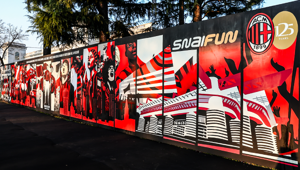 AC Milan e Snaifun svelano il murale che celebra i 125 anni di storia del Club