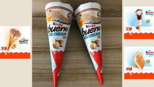 Ferrero annuncia l'arrivo sul mercato dei gelati a marchio Kinder