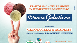 Nuova campagna di advertising per Genova Gelato Academy. Firmano A&A Communication e GGallery