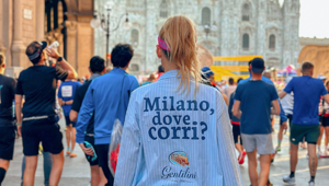 Gentilini con Al.ta Agency supporta una maratoneta per arrivare tra gli ultimi a “Milano, dove corri?”