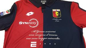 Nuovo sponsor di maglia in versione teaser per il Genoa. Firma l'innovativo concept Barabino & Partners