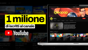 Ciaopeople: Geopop raggiunge 1 milione di iscritti ed è premiato da YouTube con il creator award d'oro. Online il nuovo sito e la sezione shop