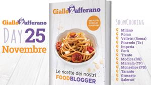 Arriva in edicola “Le ricette dei nostri food blogger”, il nuovo libro di GialloZafferano. Per il lancio un evento in contemporanea in 13 località italiane