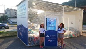 'Un mare da salvare', la campagna di Sky arriva al Giffoni Film Festival con un'installazione di Integer (Tbwa\Italia)