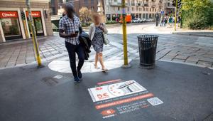 Gimme5 si racconta in modo smart in collaborazione con GreenGraffiti: al via la nuova campagna di  street marketing per le strade di Milano dal 2 al 16 ottobre