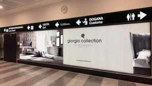 Giorgio Collection on air con una campagna affissioni a Malpensa