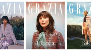  Grazia USA conquista il pubblico americano. Lancio alla Fashion Week di New York con tre star di copertina