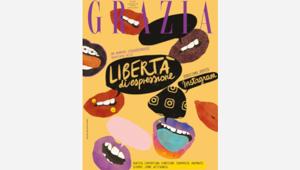 Eva Chen direttrice ospite del numero speciale di Grazia dedicato a libertà di espressione, tolleranza e inclusività. La cover si anima grazie a un filtro speciale Instagram